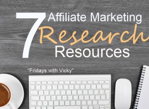7 Affiliate Marketing Research Resources