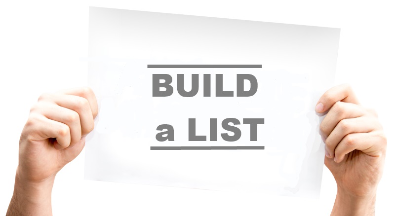 build a list