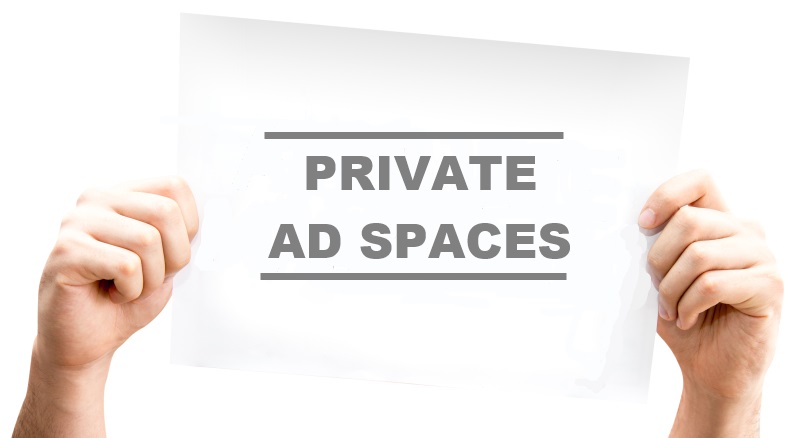 private ad space