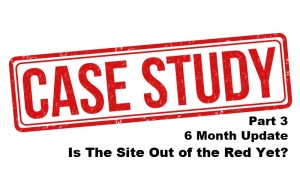 6 Month Update – Is The Site Out of the Red Yet? Niche Site Case Study Part 3