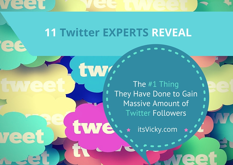 11 Twitter Experts Reveal: The #1 Thing They Have Done to Gain Massive Amount of Twitter Followers