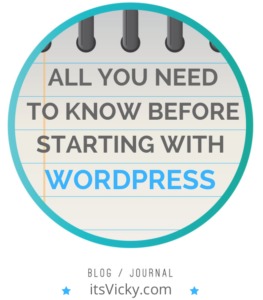 All You Need to Know Before Starting with WordPress
