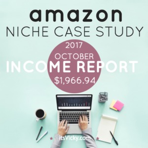 Case Study – Amazon Associate Income Report October 2017